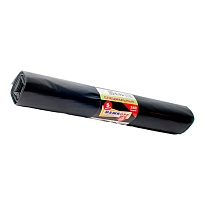 Мешки для мусора 240 л, черные, в рулоне 5 шт., ПВД 80 мкм, 1300х900 мм, МЕШКОFF, 4217 в Омске