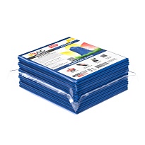 Мешки для мусора 160 л, синие, в пачке 10 шт., ПВД, 40 мкм, 900х1100 мм, i-Bag в Омске