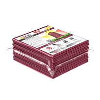 Мешки для мусора 160 л, бордовые, в пачке 10 шт., ПВД, 40 мкм, 900х1100 мм, i-Bag в Омске